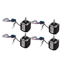 4X NEMA 11 28 Hybrid Stepper Motor 1.8 Degree 2 Phase 4 Wires 32Mm Stepper Motor for CNC Router
