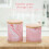 Luftdichtes Vorratsglas aus Marmor, rosa, 1 Stück 3