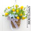Artificial Spring Flower Wreath with Lemon 39cm 3