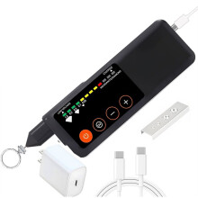 Rechargeable Tester, with UV Light,Jewelry Gem Tester Pen,with 365nm UV Light,Portable Gem Checker for Novice US Plug