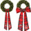 2 Pack Plaid Wreath Sash Ribbons 140cm 3