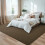 Light Brown Modern Area Rug 4x6 Ft Non-Slip Washable 2