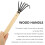 Carbon Steel Clam Rake Oyster Shell Digging Tool Multipurpose Rake Tool 5
