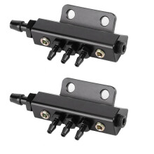 4X Vacuum Manifold, 5 Port Car Vacuum Block Intake Manifold Fuel Gas Wastegate Turbo Boost