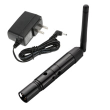 DMX512 Wireless ISM XLR Receiver Transmitter for DJ Disco Party, Stage Lighting Controller with Moving US Plug