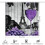 Wine Grapes & Eiffel Tower Shower Curtain, Polyester, 71 x 4