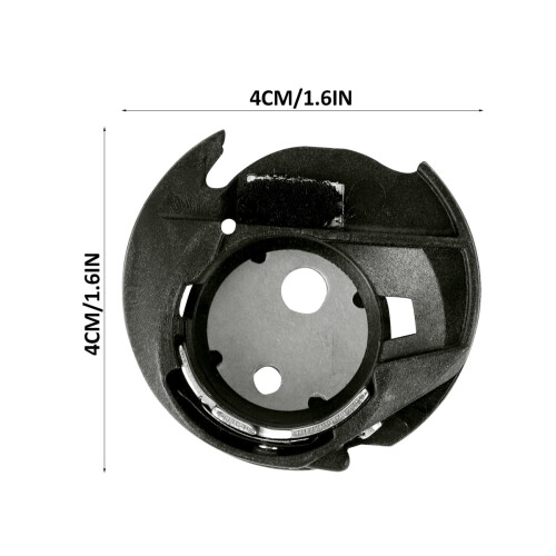 Porta-spola in plastica nera per macchine da cucire 1