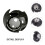 Sewing Machine Case Black Plastic 1 Set 6