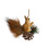 Realistic Squirrel Christmas Ornament Foam Furry White 2