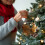 Realistic Squirrel Christmas Ornament Foam Furry White 6