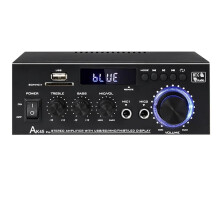 AK45 Pro Stereo Amplifier Max 400W, 2.0 Channel Home Audio Stereo Receivers for Home Theater Speaker-US Plug