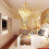 Modern 4-Light Gold Crystal Chandelier 40cm 2