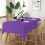Light Pink Plastic Tablecloth 6 Pack 54 x 108 in 2