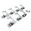 Symaskinsfot för fållsäck silvermetall 1-pack 4