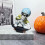 Skeleton Skateboard Ornament – Resin Halloween Decor, 1 Pc 4