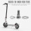 Scooter Rear Wheel Fixed Bolt Metal 2 pcs 2