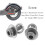 Scooter Rear Wheel Fixed Bolt Metal 2 pcs 4