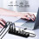 Hub USB 3.0 de 7 puertos con adaptador de corriente y cable de 30 cm. 6