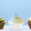 50 Pcs White Square Paper Cupcake Cups with Lids 4