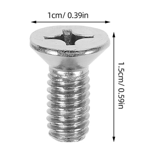 Worgeous8Pcs Βίδα ρότορα αυτοκινήτου για αμάξωμα, γάντζο ηλεκτρικού οχήματος, ασημί 1