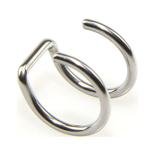 4 PCS Fake Nose Ring Stud Nose Rings No Piercing Ear Cuff 1