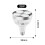 HIBIBUD PAR30 LED Spotlight Bulb E27 35W 2