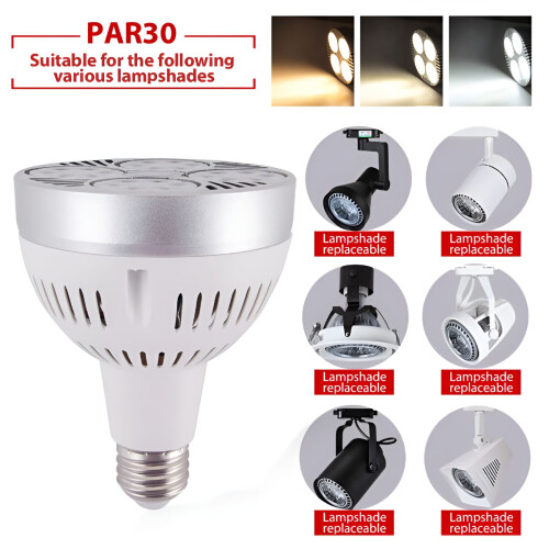 HIBIBUD PAR30 LED Spotlight Bulb E27 35W 2
