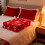 Red Snowflake Christmas Throw Blanket Polyester 150x200cm 4