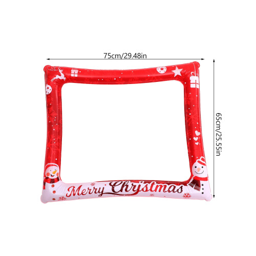 Red PVC Inflatable Photo Frame 75 x 65 cm 1