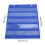 Magnetic Pocket Chart Blue Transparent 5 Rows 4