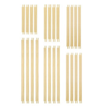 1 Conjunto de Barras de Esticar para Bordado, 6 Tamanhos, 24 Peças, Barras de Madeira para Emendar Tela, Materiais para Artesanato