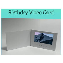 7 Inchs Birthday Video Book Card 4GB Lcd Invitation Gift Music Greeting Card Upload Videos Photos Wedding Invite