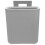 Lixeira compacta cinza, 1 unidade, 27 cm (10,6 pol.) 3