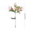 Solar Flower Stake Lights Pink, 42 LED, 73 cm 3