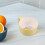 LYTMENT kids cereal bowl with handle, bees pattern, 3