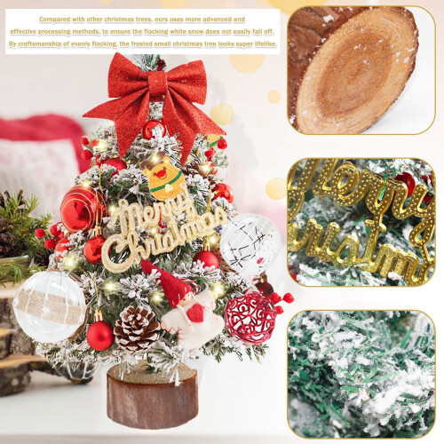 18-Inch Mini Christmas Tree with LED Lights 1