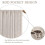 Boho Linen Blend Curtains 52" x 84", Rod Pocket, 2 Panels 5