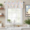Spring Flower Valance 54x18in Polyester Rod Pocket 2
