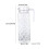 2QT BPA-Free Plastic Beverage Pitcher with Lid 3