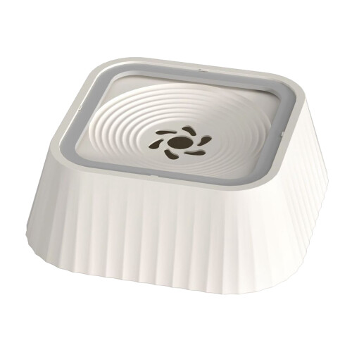 Dog Water Bowl with Floating Plate, Splash-Proof, Slow 1