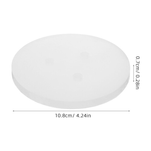 Popcorn Machine Replacement Pads 1Pcs Silicone for Improved Popcorn Texture and Heat Insulation White 1