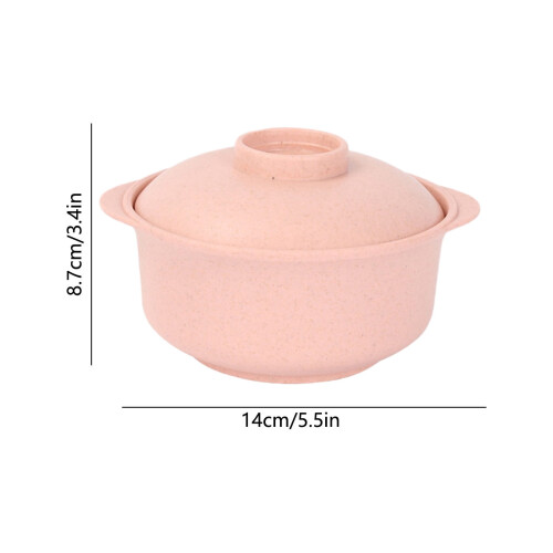 Wärmeisolierte Suppenschüssel aus Kunststoff mit Schnappdeckel, 14 cm 2