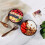 Conjunto de saladeira de madeira LNGOOR com colher e garfo. 4