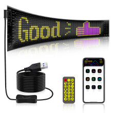 Flexible Car Advertising Screen HRP-1664, 102*374MM, RGB Black