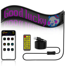 Flexible Car Advertising LED Screen HRP-1664 16*64 RGB Waterproof