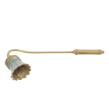 Decorative Gold Candle Snuffer Vintage Metal Handheld Extinguisher