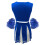 Cheerleading-Wettkampfkleid-Set blau XL 5