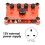 P14 4-Channel Headphone Amplifier DC12V Studio Headphone Distributor 3.5mm Stereo 19 DB Gain UK Plug 5