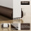 2.1" x 37" Rubber Brown Door Bottom Sweep 2