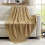 Sennep Jacquard Argyle tæppe 50x70 tommer 3